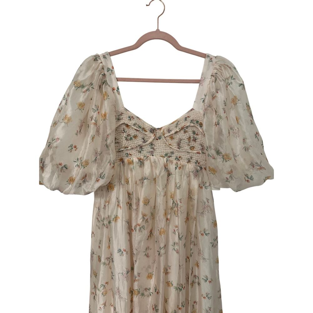 Worth Collective Harlow Maxi Dress Yellow Floral - NWT - Picture 3 of 6